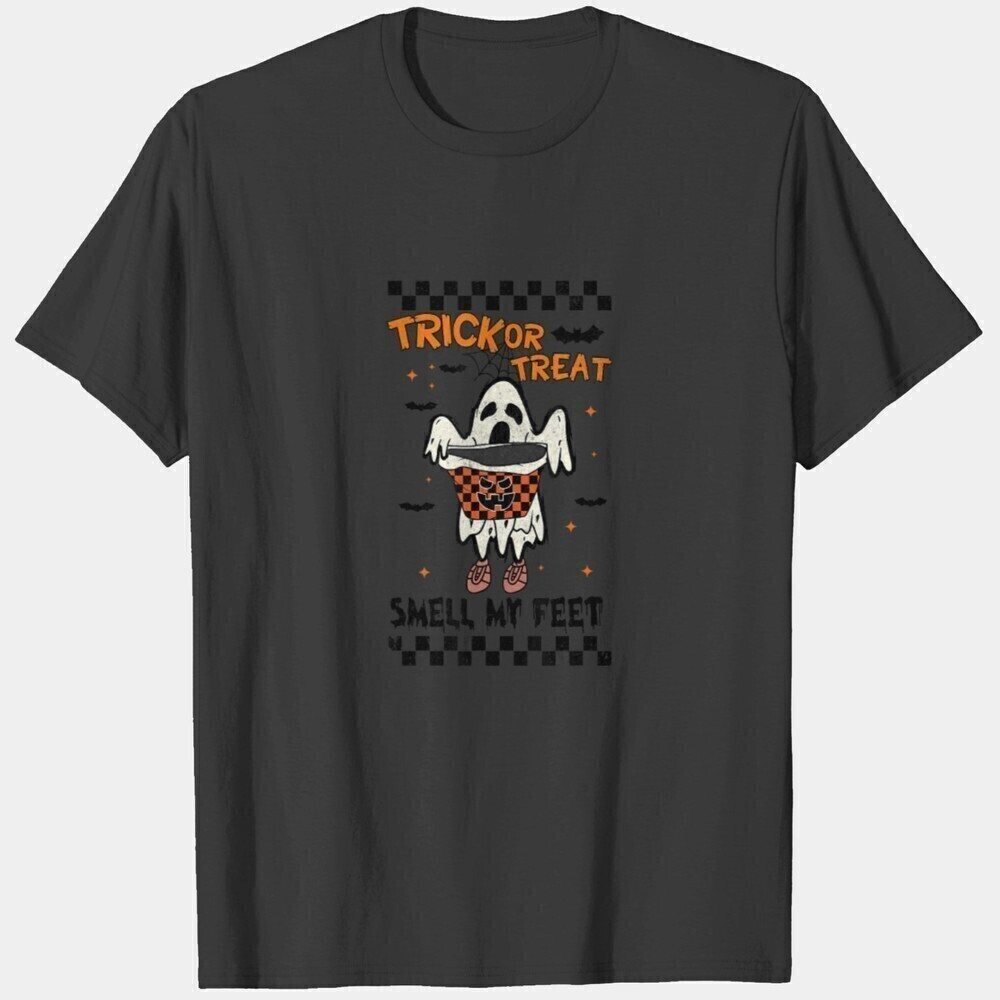 Retro Cute Ghost Spooky Halloween Aesthetic Graphic Unisex T-Shirt
